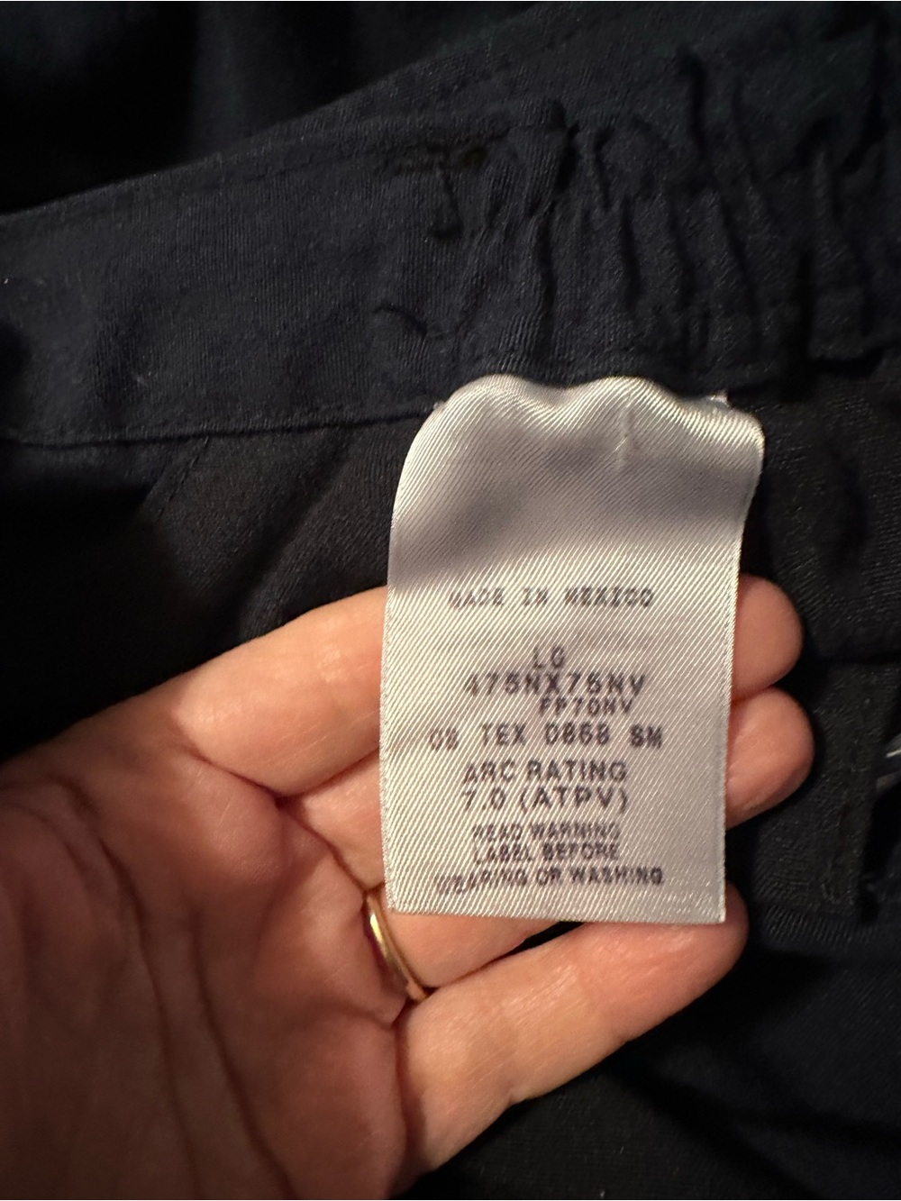 Workrite Nomex 4 pairs lk new sz Lg 36-39 waist & 32 length/inseam cargo - Picture 9 of 9